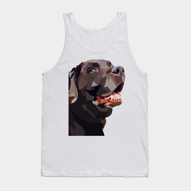 Chocolat Lab Cute 2 Tank Top by jrepkin